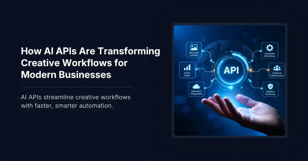 AI API transforming creative workflows for modern businesses